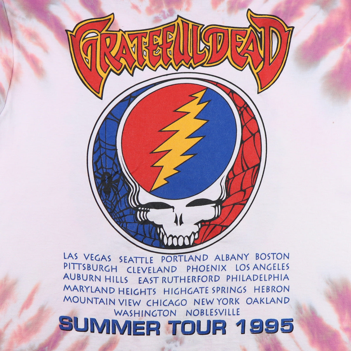 1995 Grateful Dead Summer Tour Tie Dye Shirt