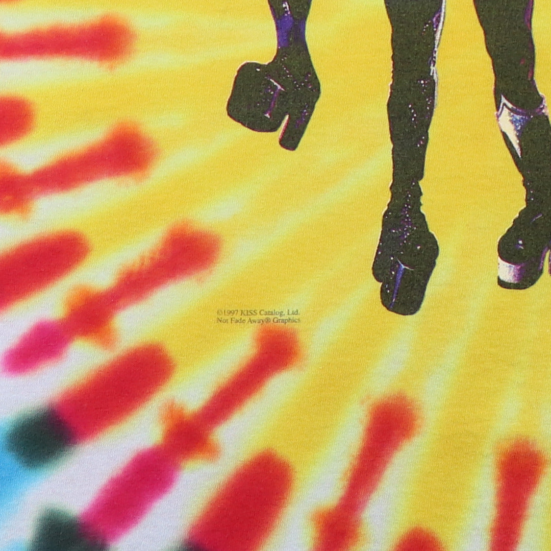 1997 Kiss Destroyer Tie Dye Shirt