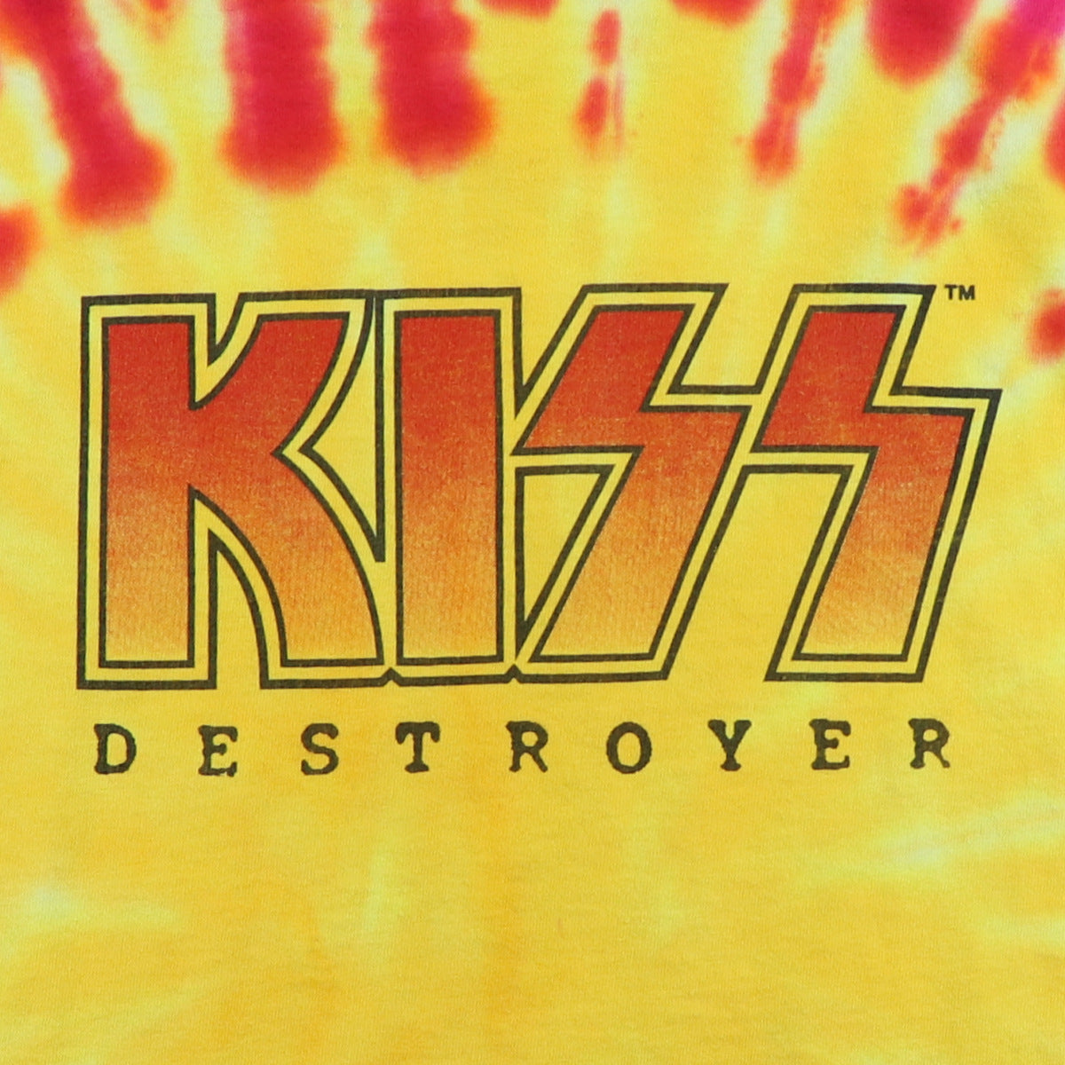 1997 Kiss Destroyer Tie Dye Shirt