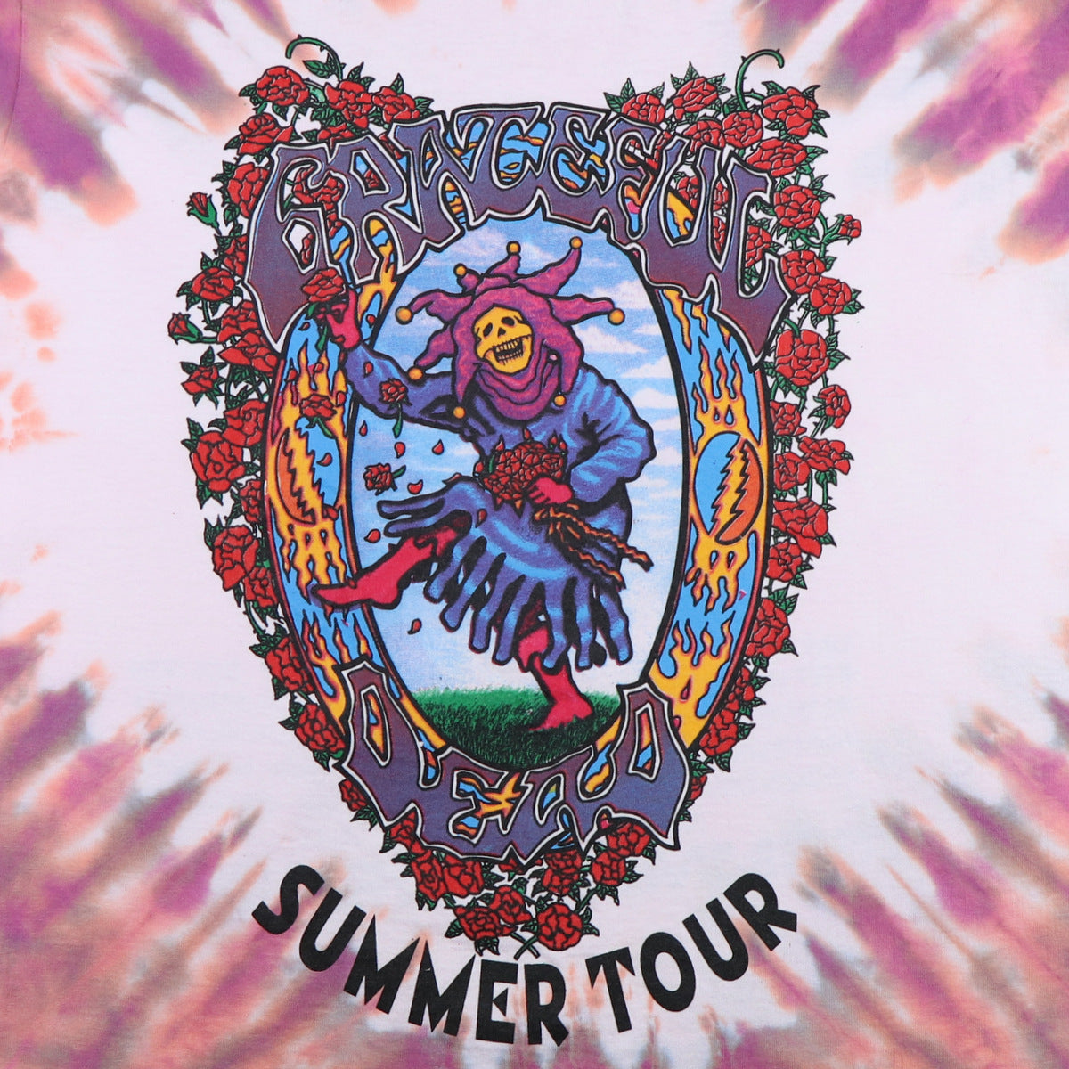 1995 Grateful Dead Summer Tour Tie Dye Shirt