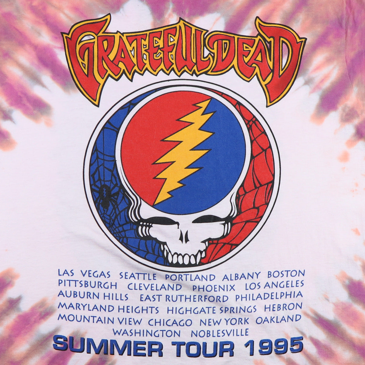 1995 Grateful Dead Summer Tour Tie Dye Shirt