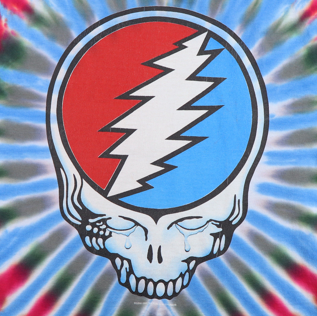 1995 Grateful Dead Fare Thee Well Tie Dye Shirt