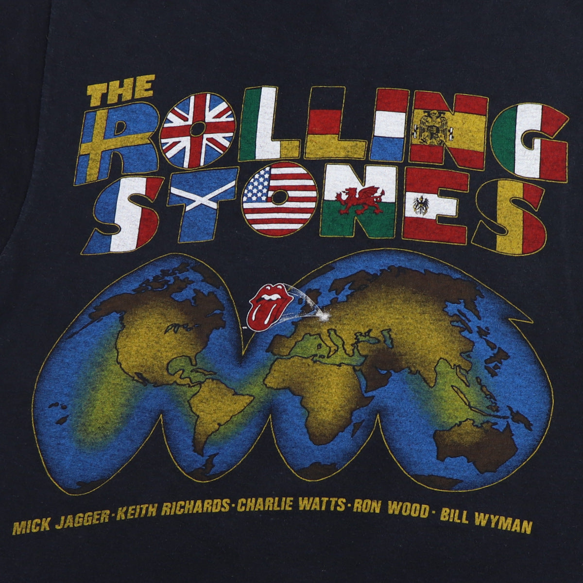 1982 Rolling Stones World Tour Shirt