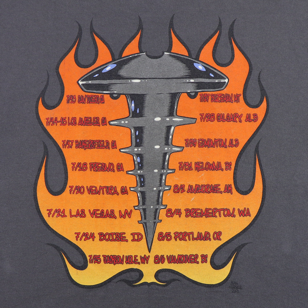 2000 Offspring Conspiracy Of One Tour Shirt