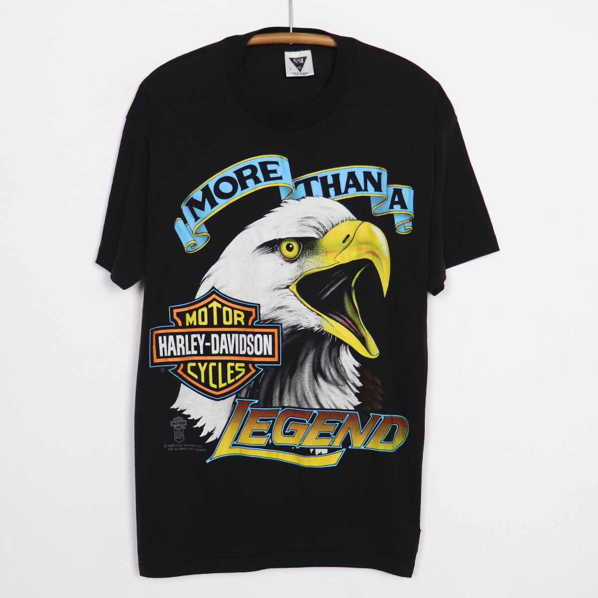 Harley-Davidson イーグルプリント Tシャツ　1989年 1989 Harley Davidson Motorcycles More Than A Legend Shirt