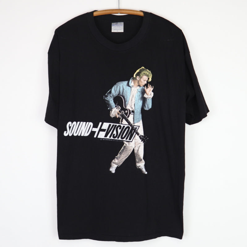 1990 David Bowie Sound+Vision World Tour Shirt | Authentic Vintage