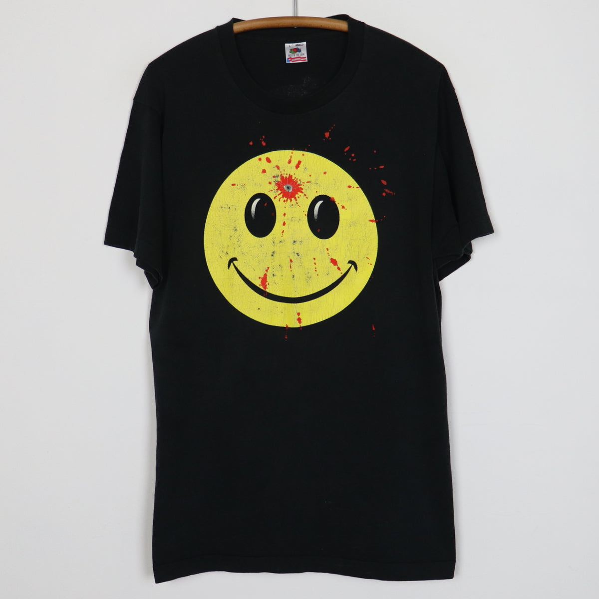 90s Head Shot ぶち抜きスマイル Tシャツ M 1990s Smiley Head Shot Shirt – WyCo Vintage