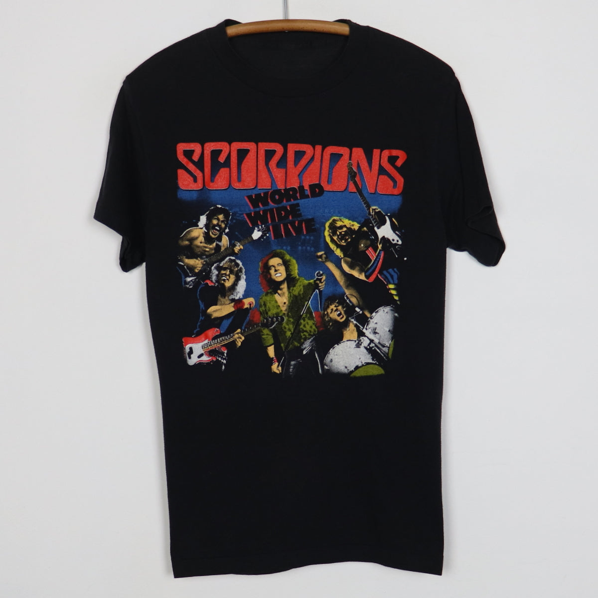 Original vintage 1985 Scorpions Summer Sting Tour Shirt | WyCo Vintage
