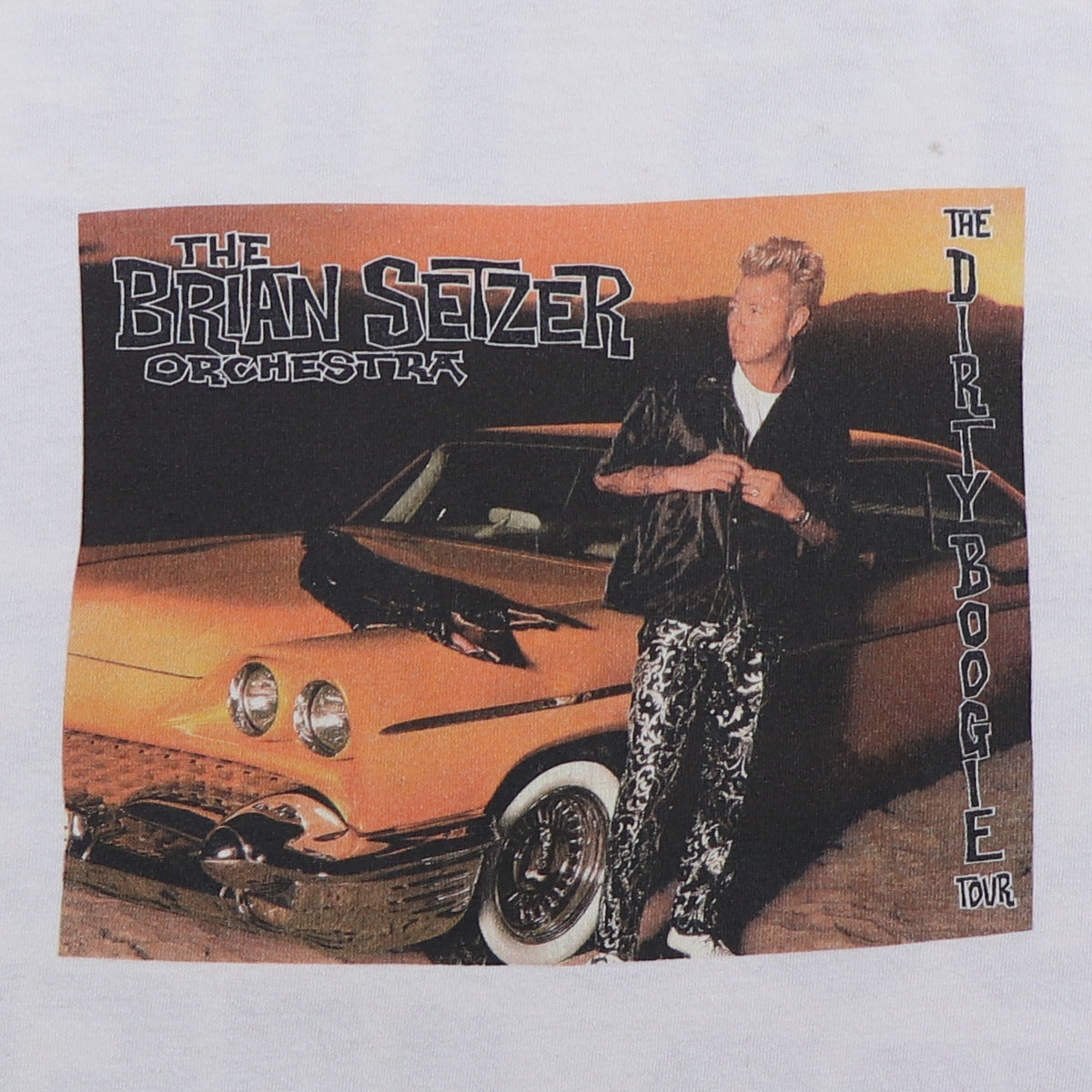 1998 Brian Setzer Orchestra The Dirty Boogie Tour Shirt