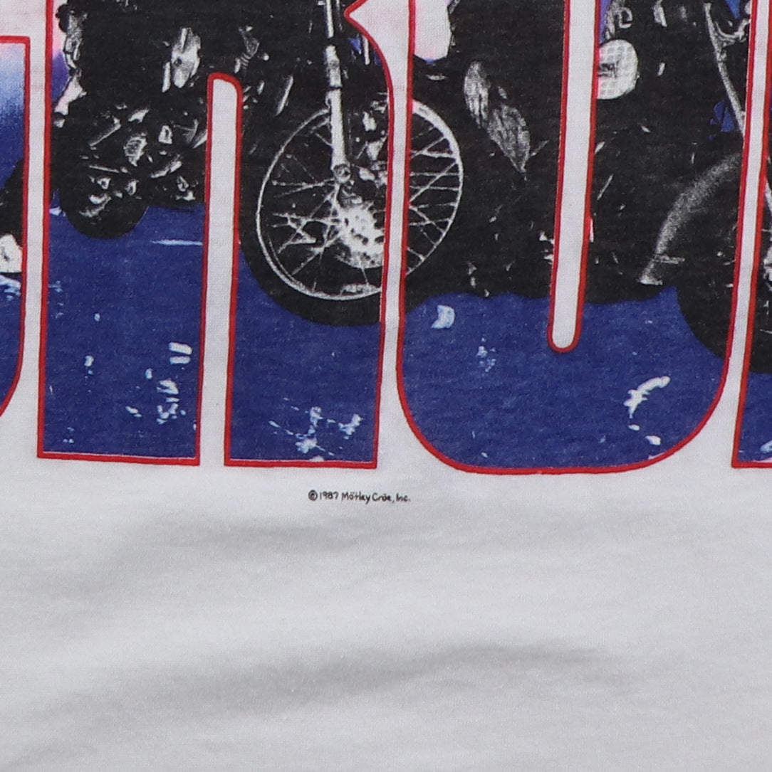 1987 Motley Crue Girls Girls Girls World Tour Shirt