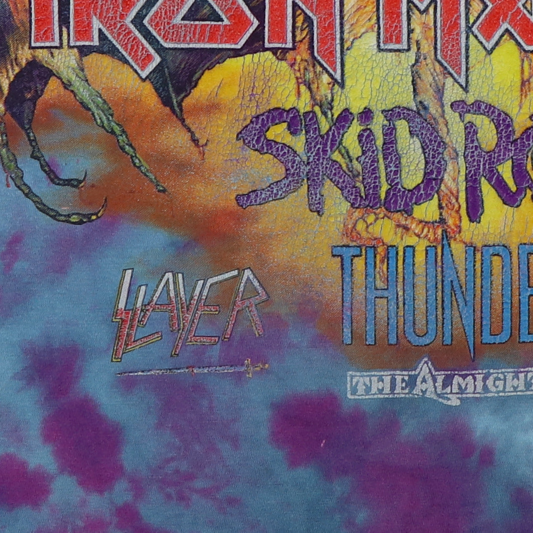 1997 Iron Maiden Monsters Of Rock Tie Dye Concert Shirt