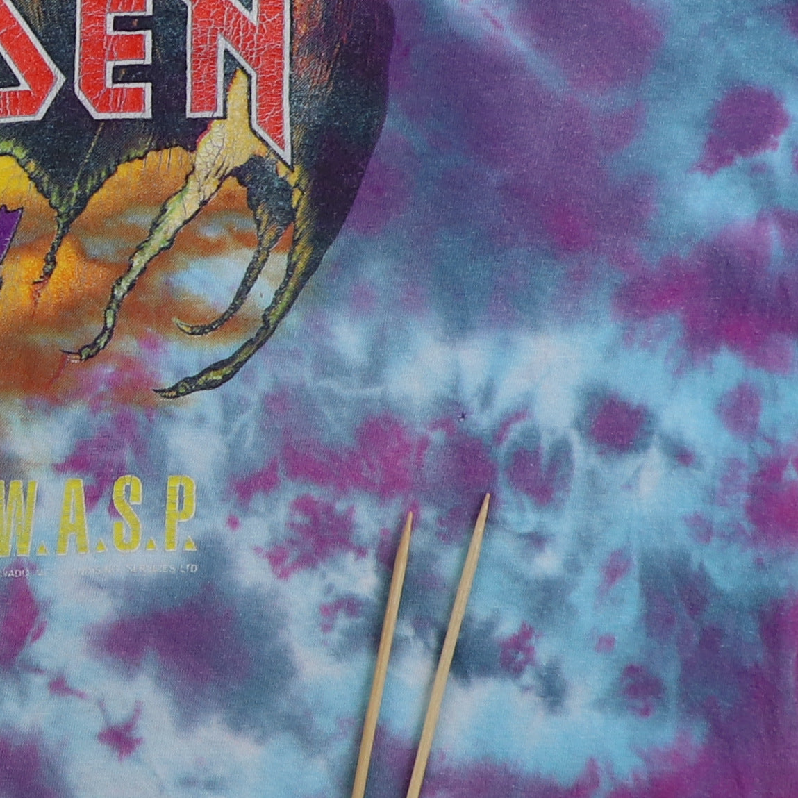 1997 Iron Maiden Monsters Of Rock Tie Dye Concert Shirt