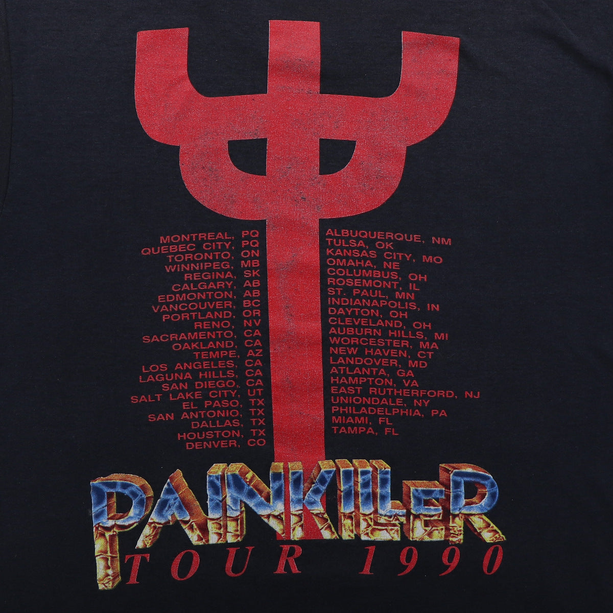 1990 Judas Priest Painkiller Tour Shirt