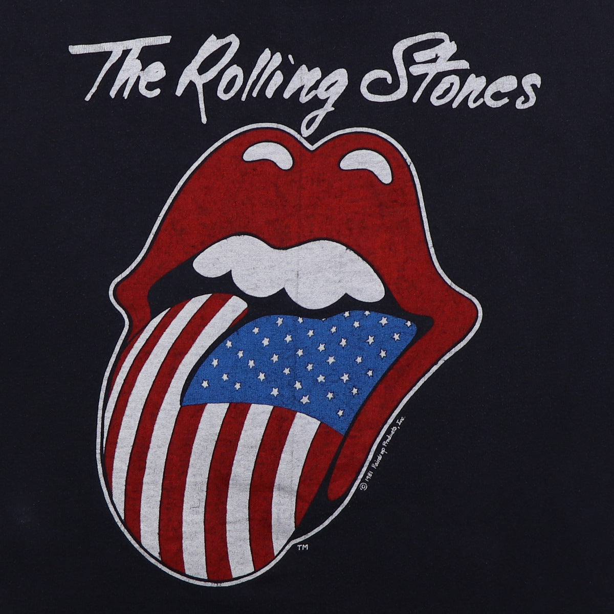 1981 Rolling Stones North American Tour Shirt