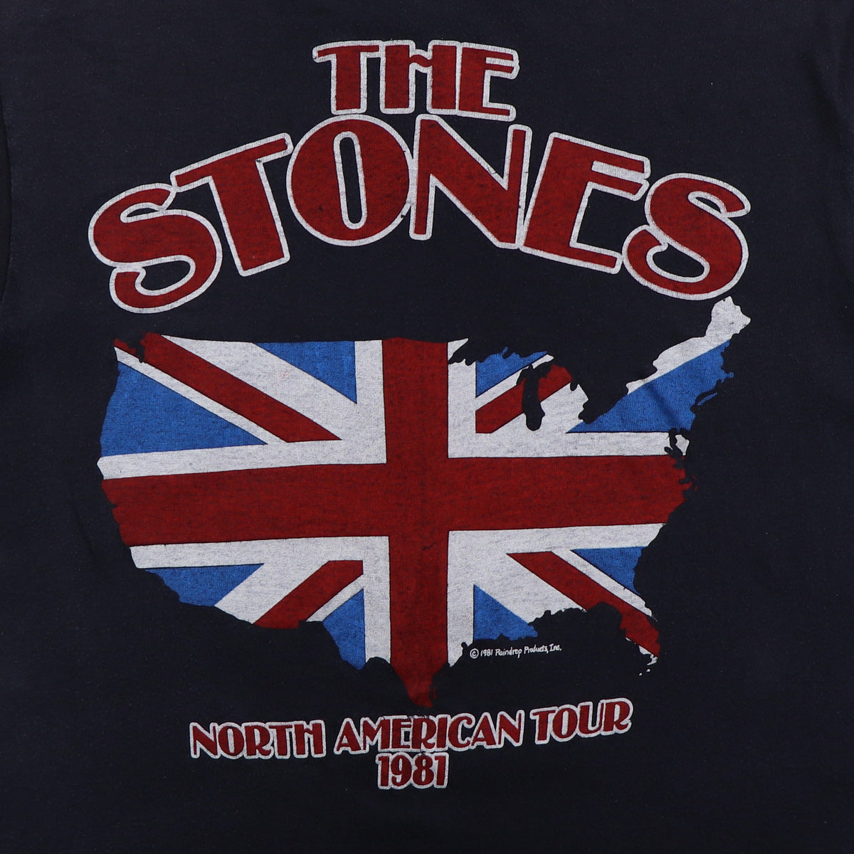 1981 Rolling Stones North American Tour Shirt