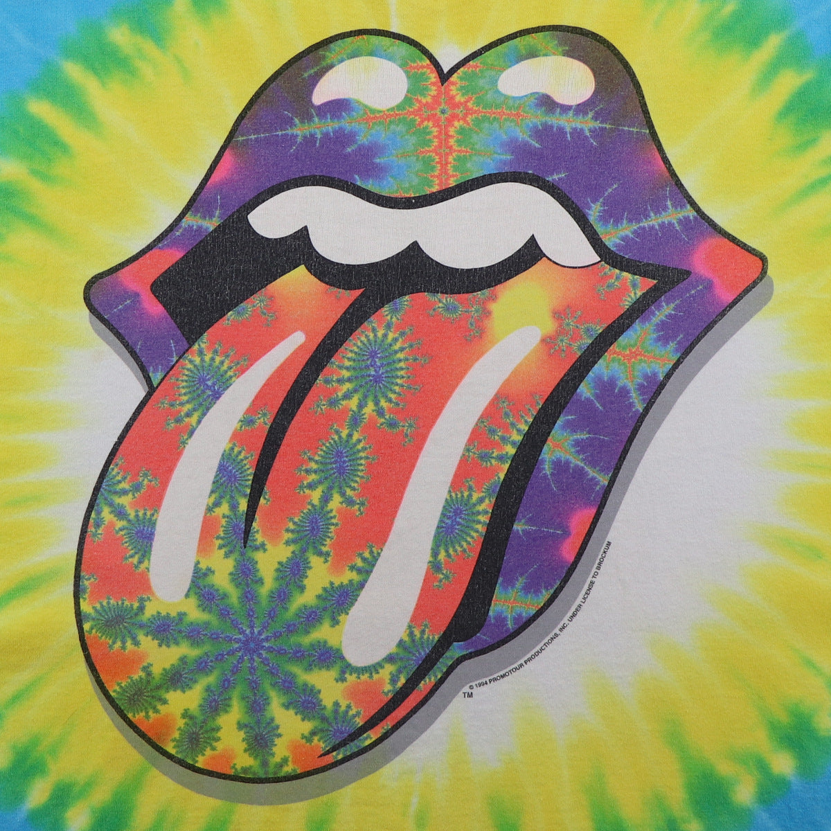 1994 Rolling Stones Tie Dye Shirt