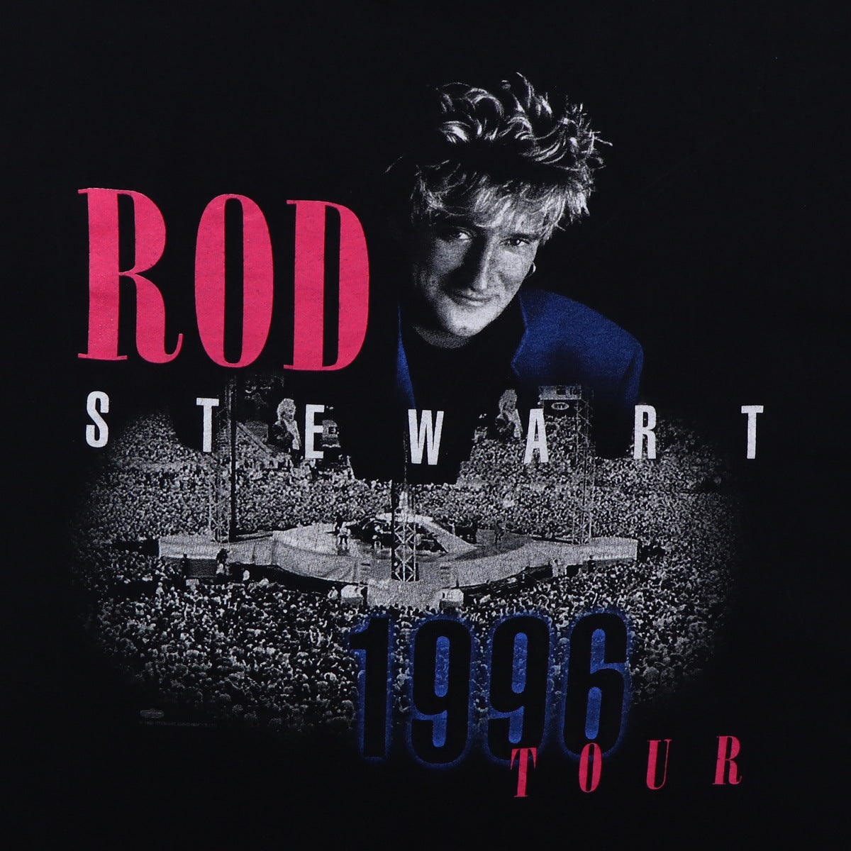1996 Rod Stewart In The Round Tour Shirt