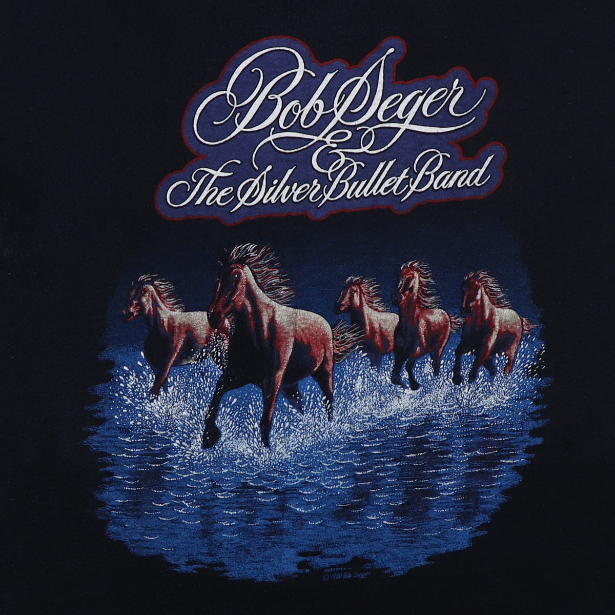 1980 Bob Seger Touring Against The Wind Tour Shirt