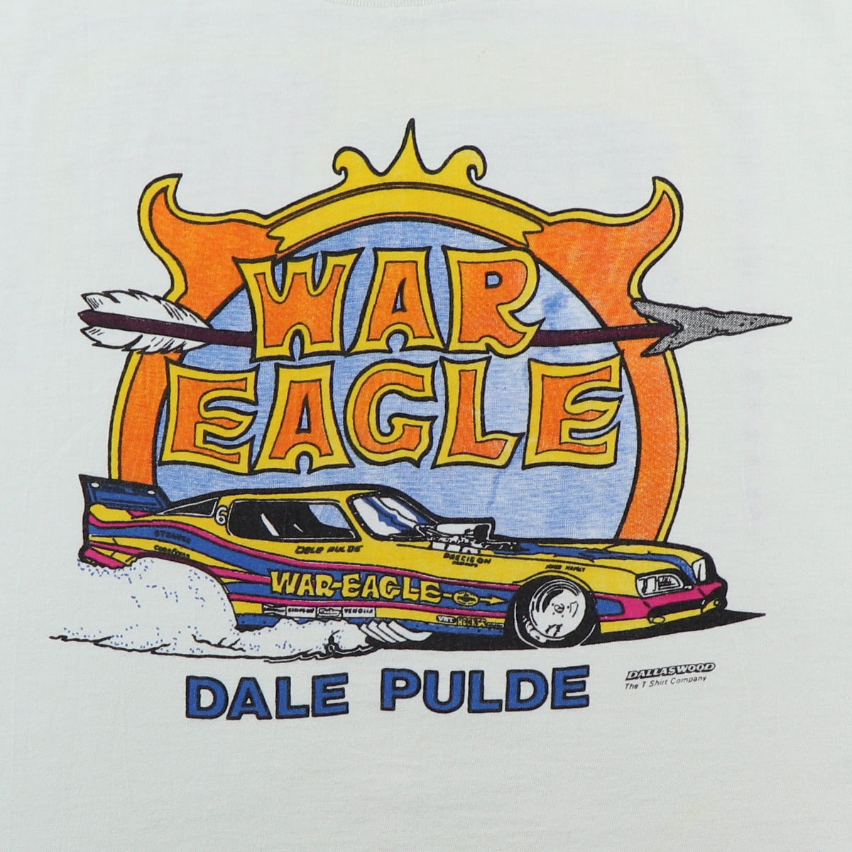 1970s Dale Pulde War Eagle Orange County International Raceway Shirt