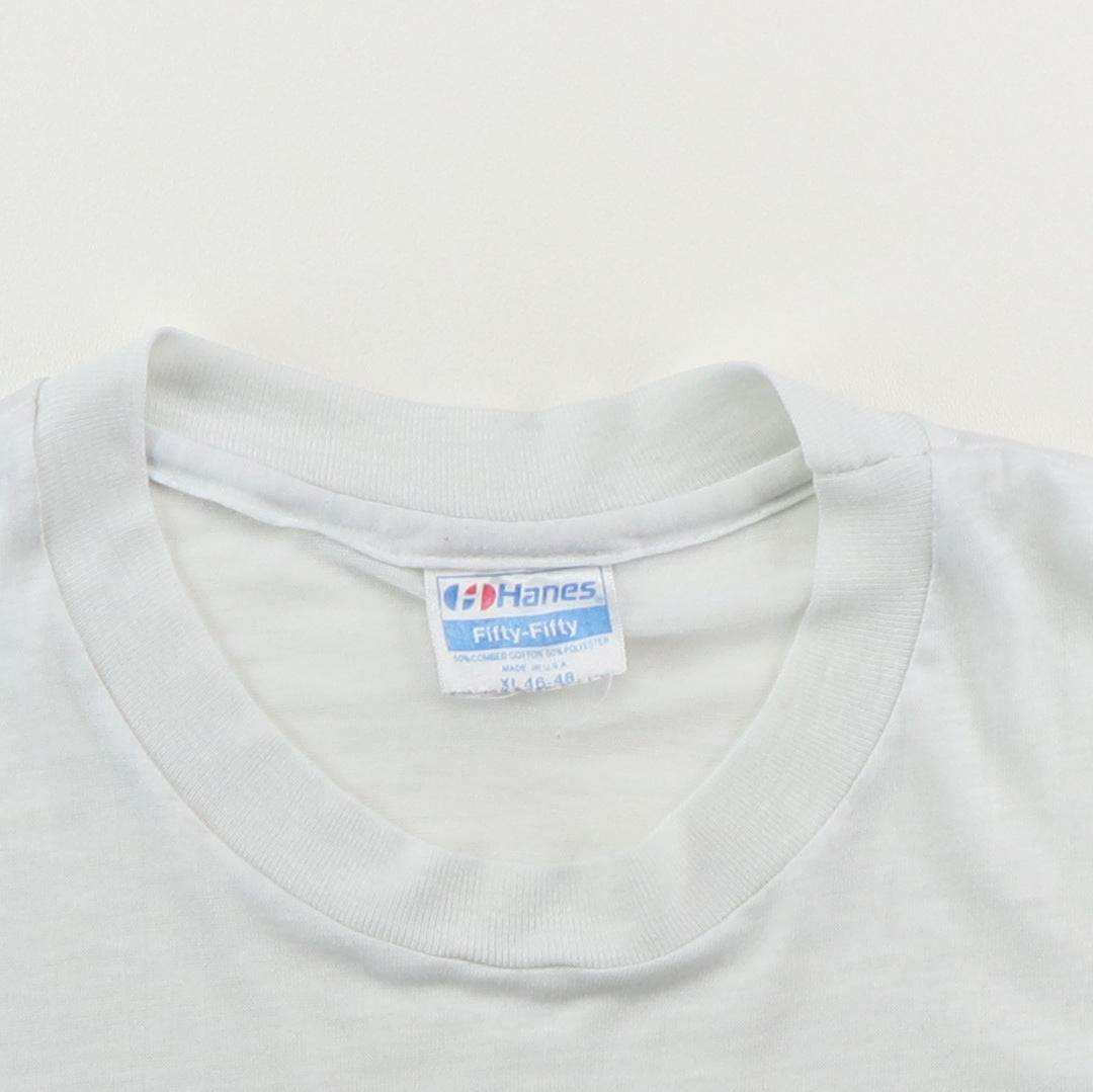 1980s Superman Go Ahead Evil Doers Make My Day DC Comics Shirt