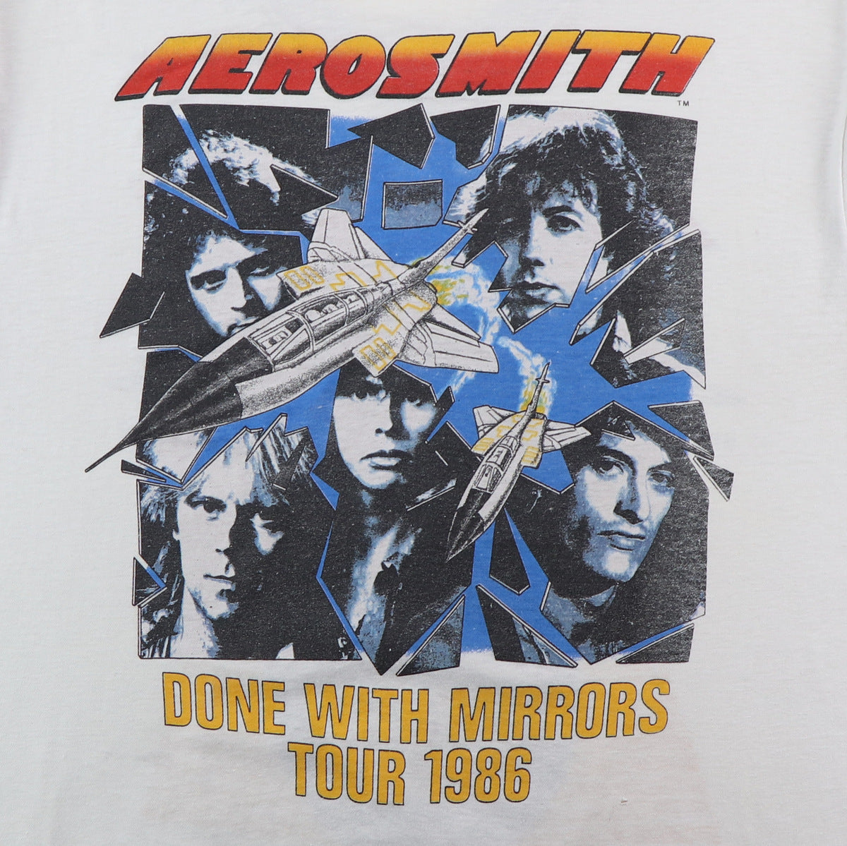 1986 Aerosmith Done With Mirrors Tour Shirt