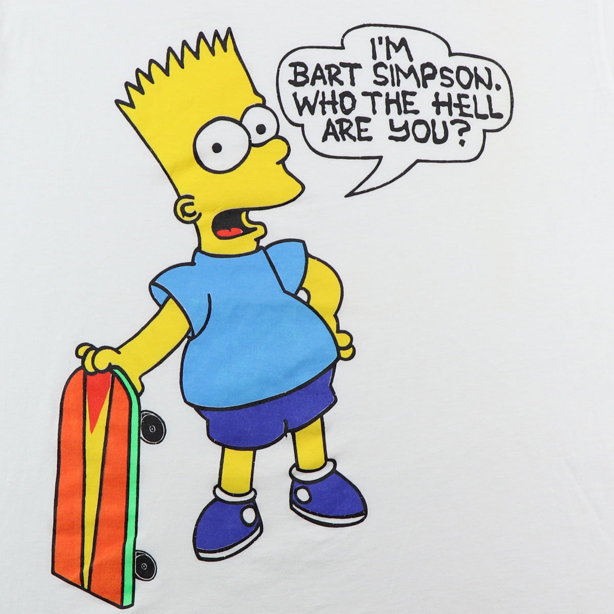 1990s I'm Bart Simpson Who The Hell Are You Shirt