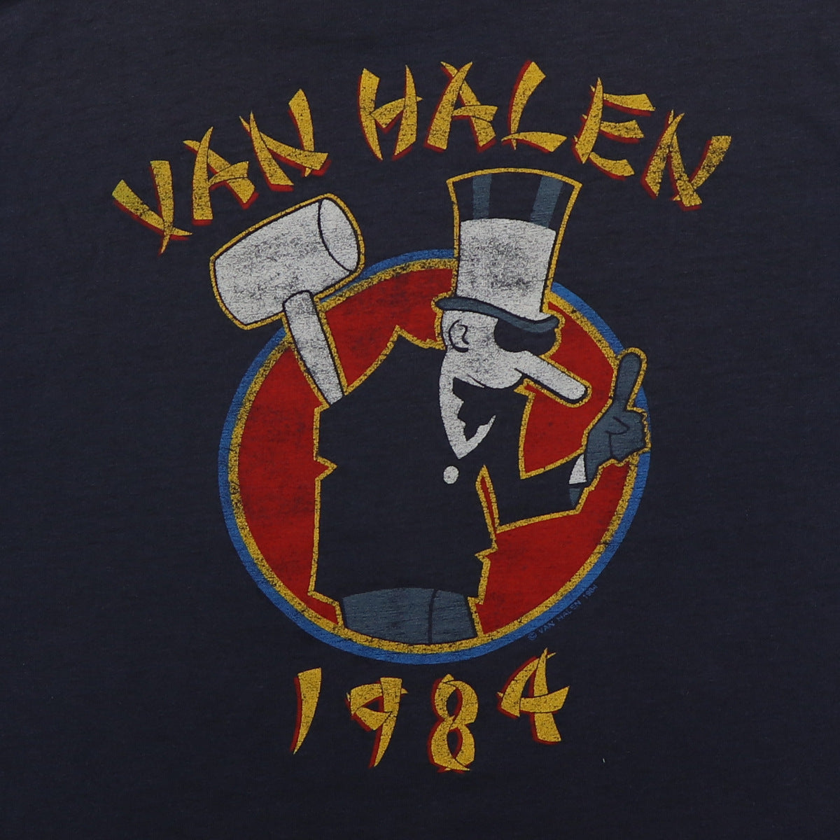1984 Van Halen Tour Of The World Shirt