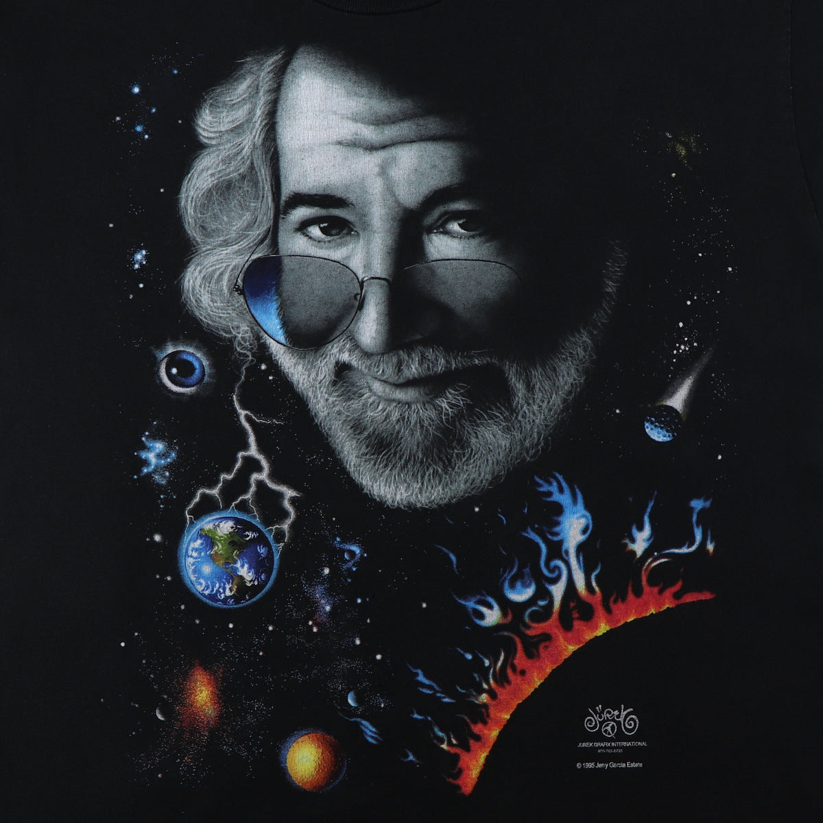 1995 Jerry Garcia Out Of This World Shirt