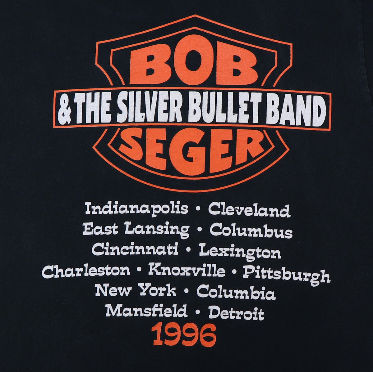 1996 Bob Seger & The Silver Bullet Band It's A Mystery Tour Shirt