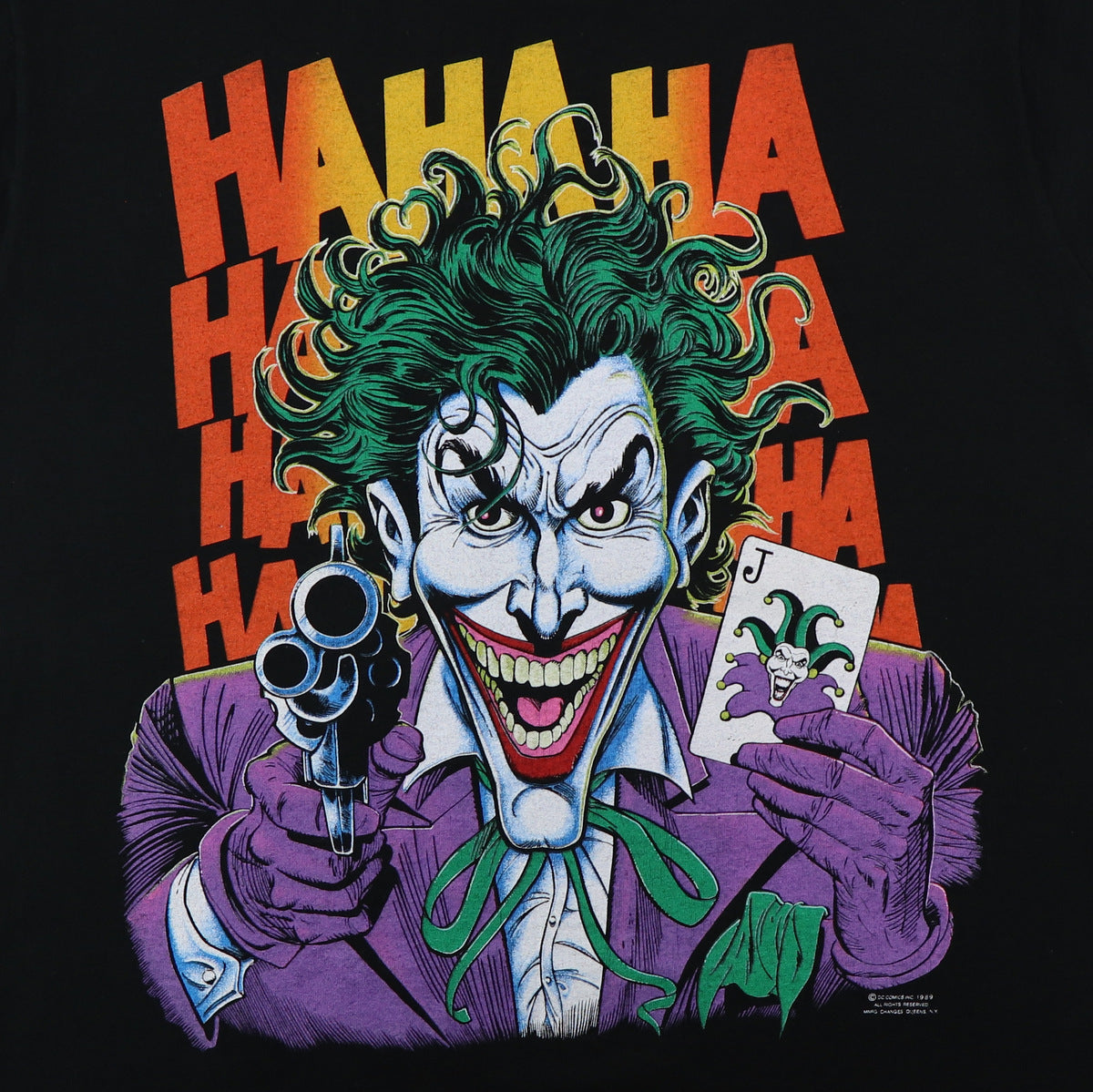 1989 The Joker HaHaHa DC Comics Shirt