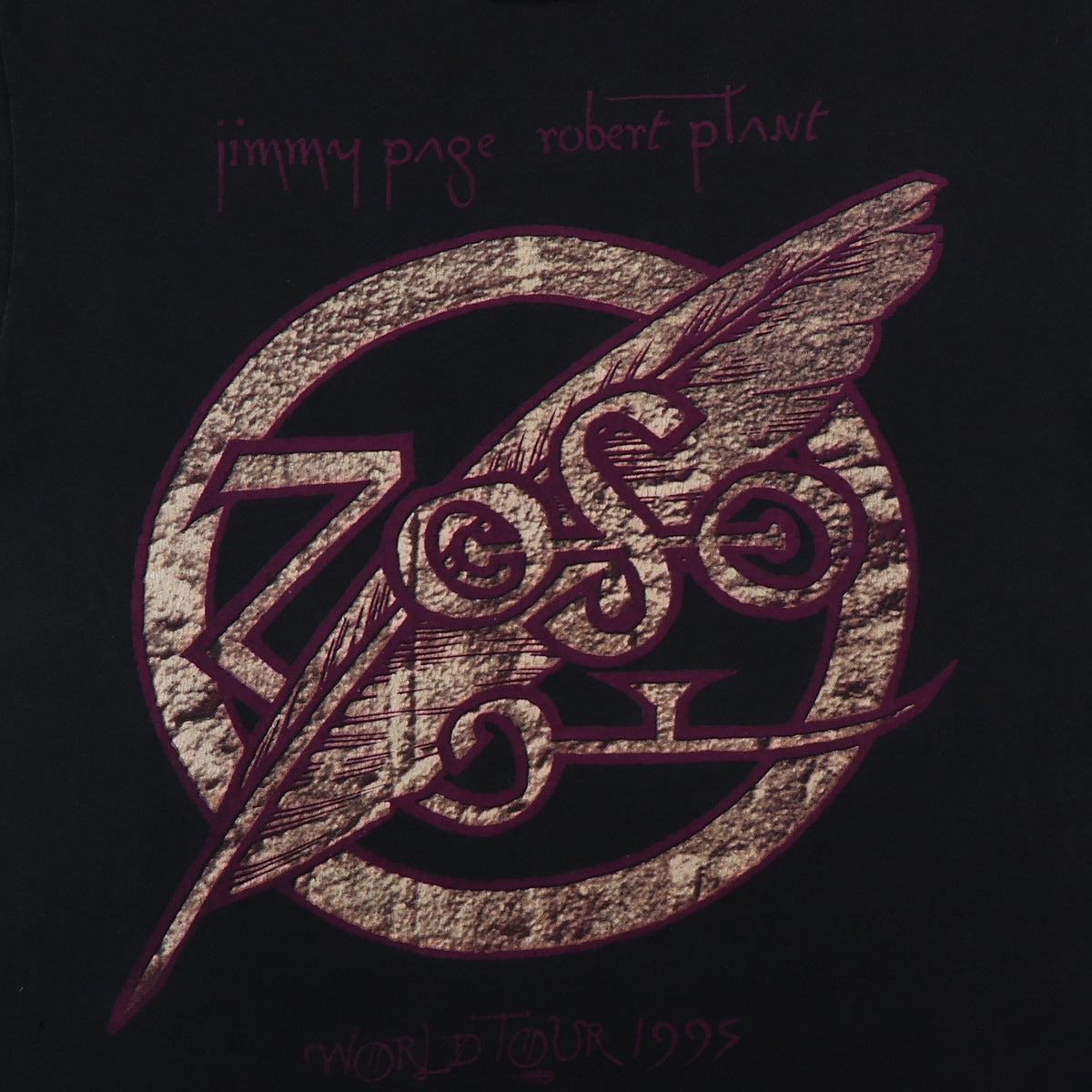 1995 Jimmy Page Robert Plant Zoso Tour Shirt