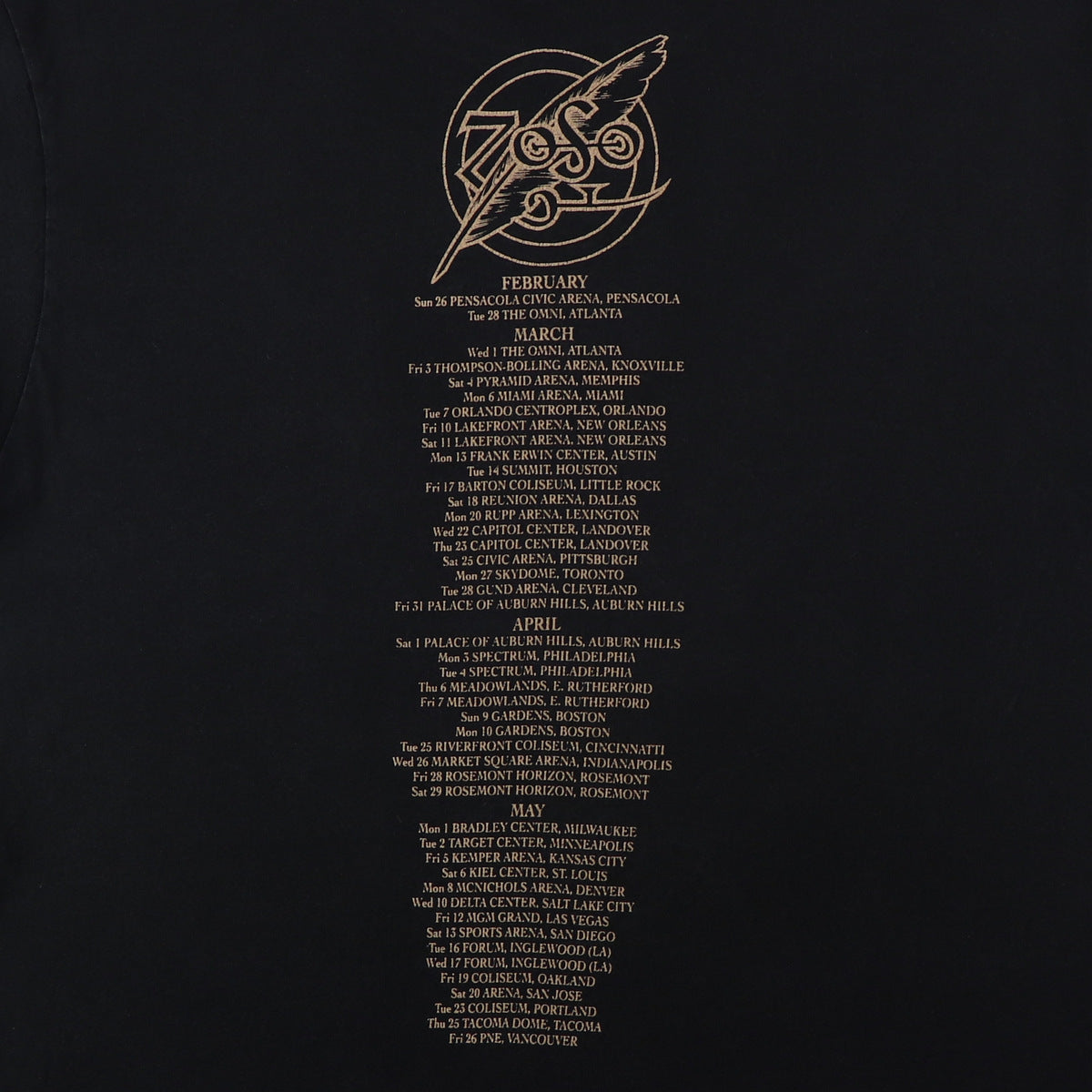 1995 Jimmy Page Robert Plant Zoso Tour Shirt