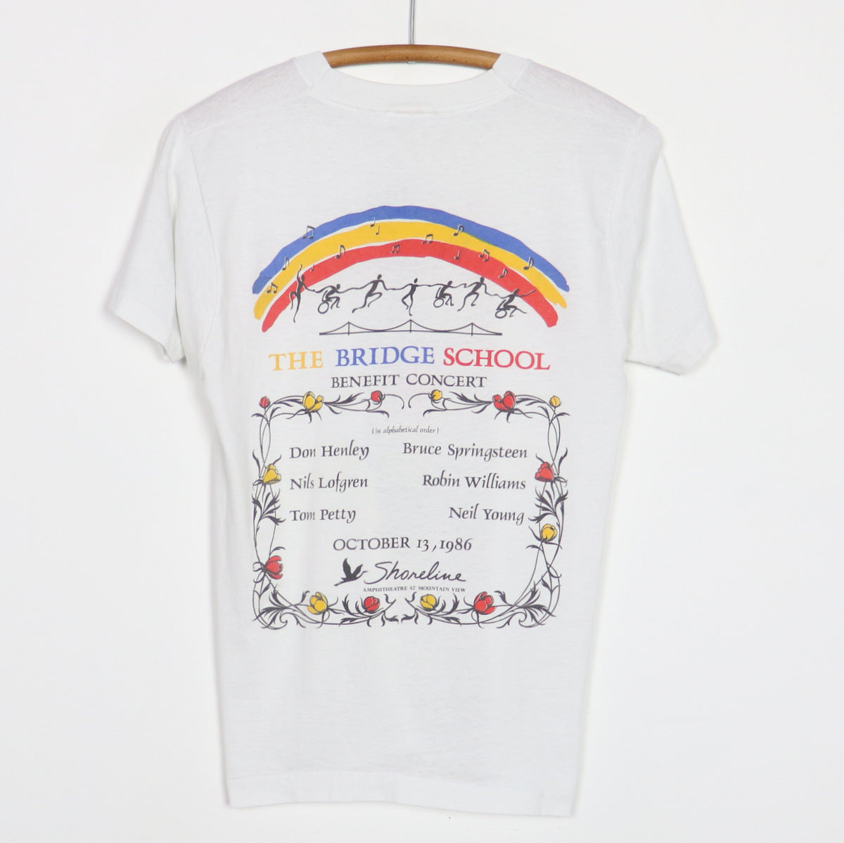 1986 Bridge School Benefit Concert Shirt