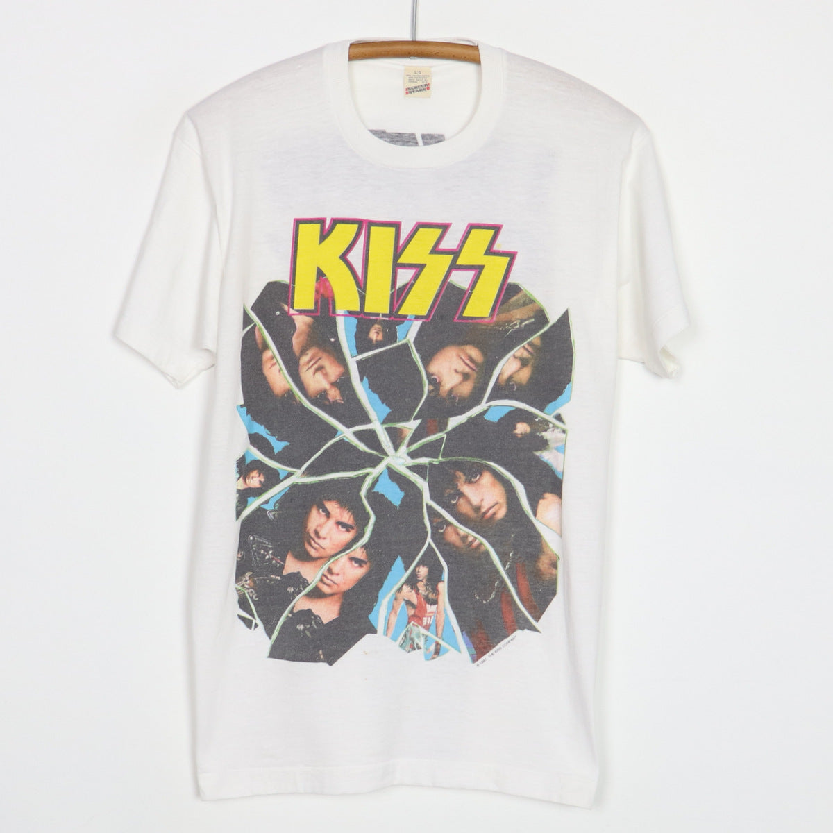 1987 Kiss I Went Crazy With Kiss Shirt | WyCo Vintage