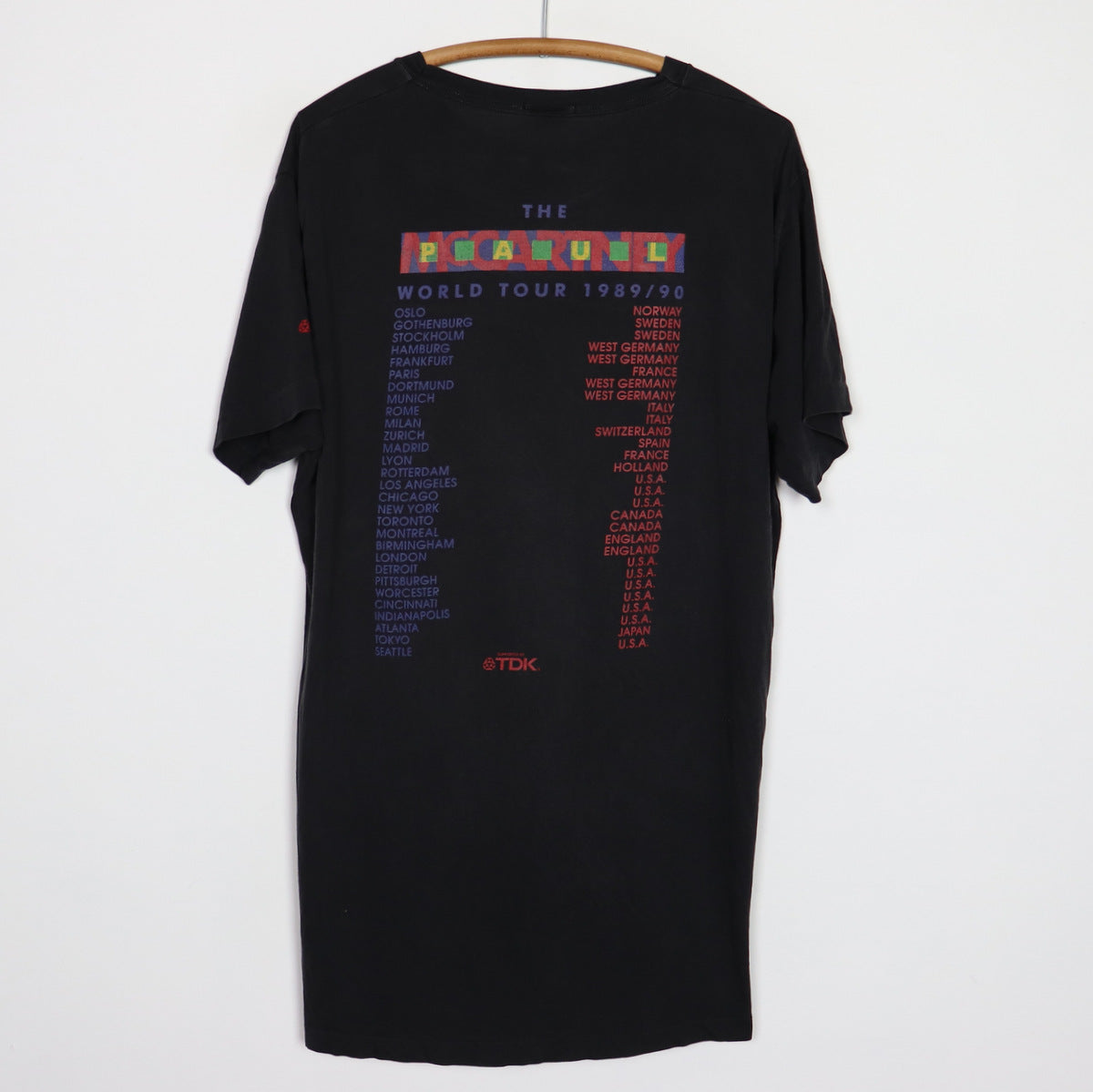 1989 Paul McCartney World Tour Shirt