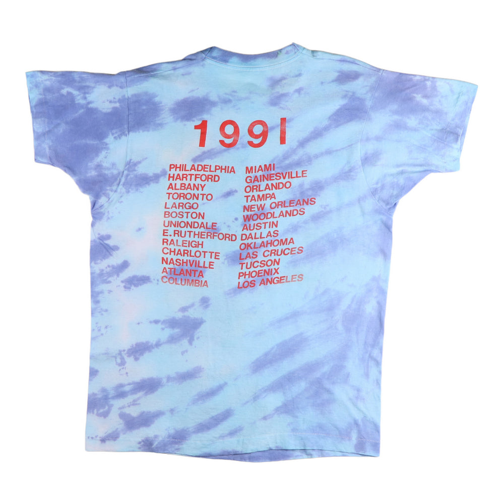 1991 Rod Stewart Vagabond Heart Tour Tie Dye Shirt