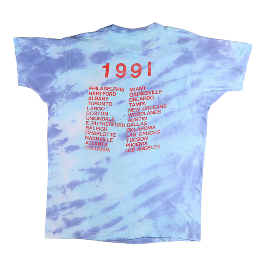 1991 Rod Stewart Vagabond Heart Tour Tie Dye Shirt