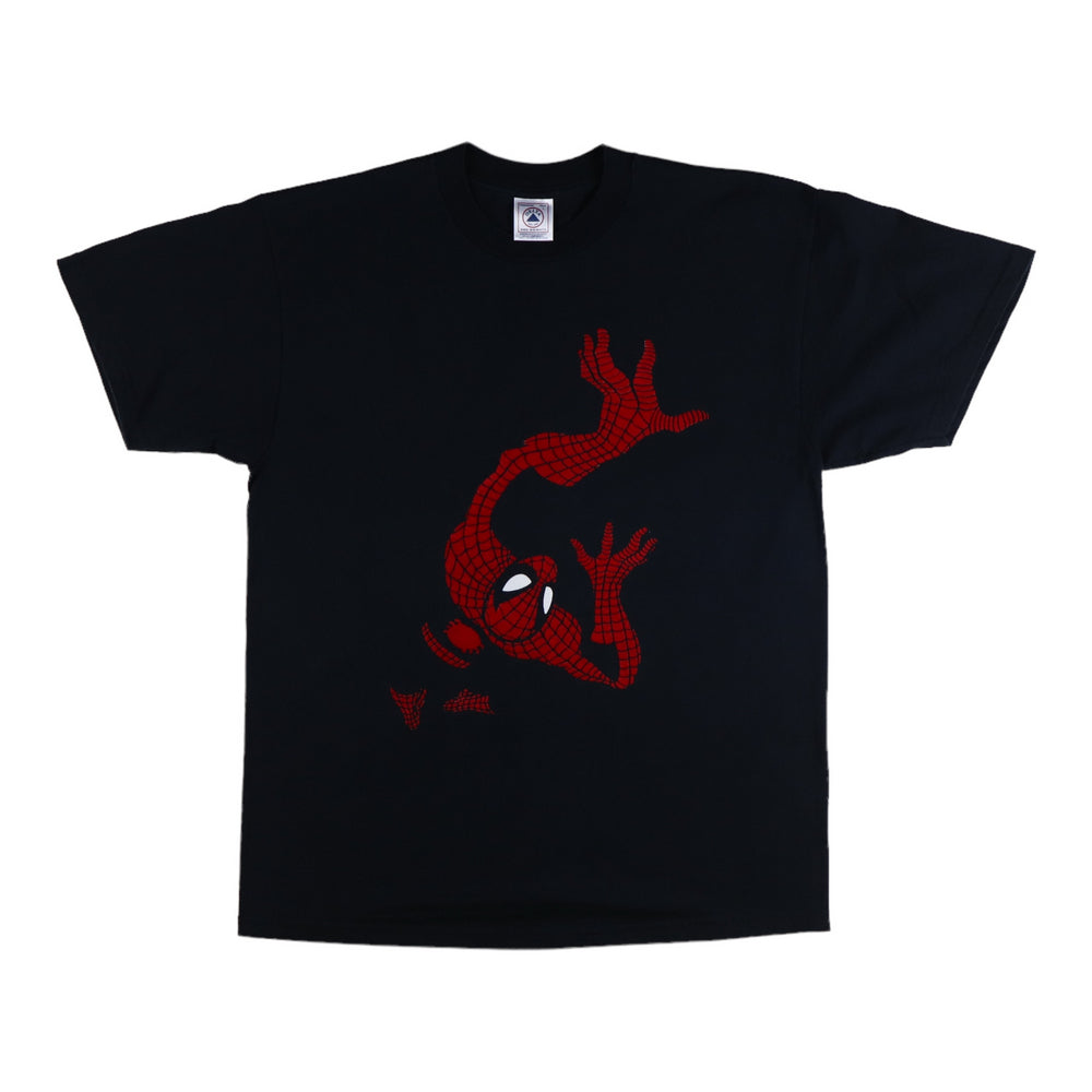 1990s Spider-Man Marvel Comics Flocked Shirt | Authentic Vintage