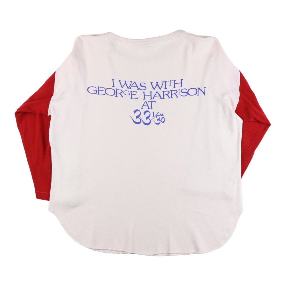 1976 George Harrison I Was There 33 1/3 Concert Jersey Shirt