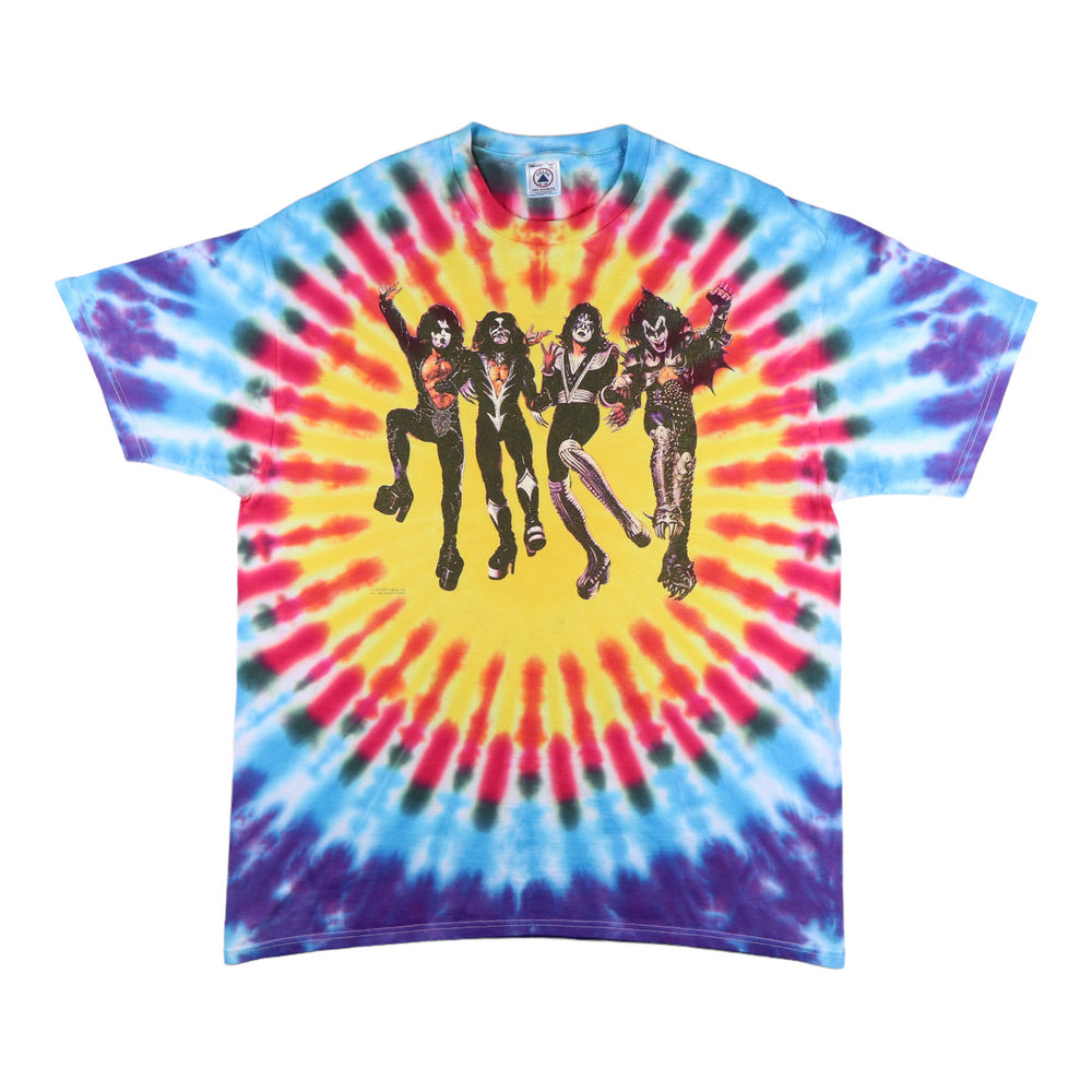 1997 Kiss Destroyer Tie Dye Shirt | Authentic Vintage Tee – WyCo