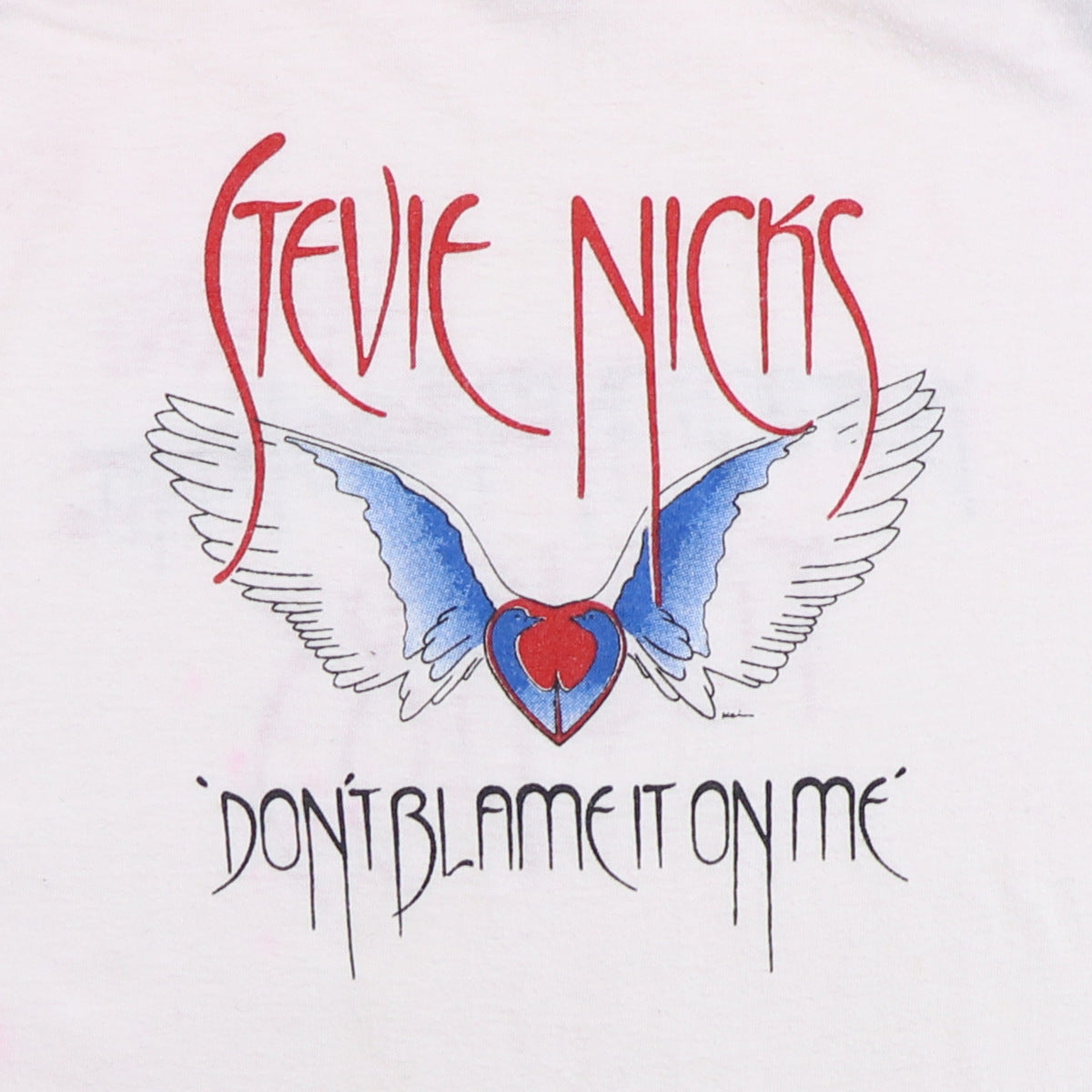 1983 Stevie Nicks Don't Blame It On Me Crew Hooded Jersey Shirt