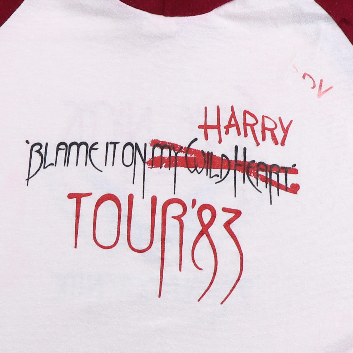 1983 Stevie Nicks Don't Blame It On Me Crew Hooded Jersey Shirt