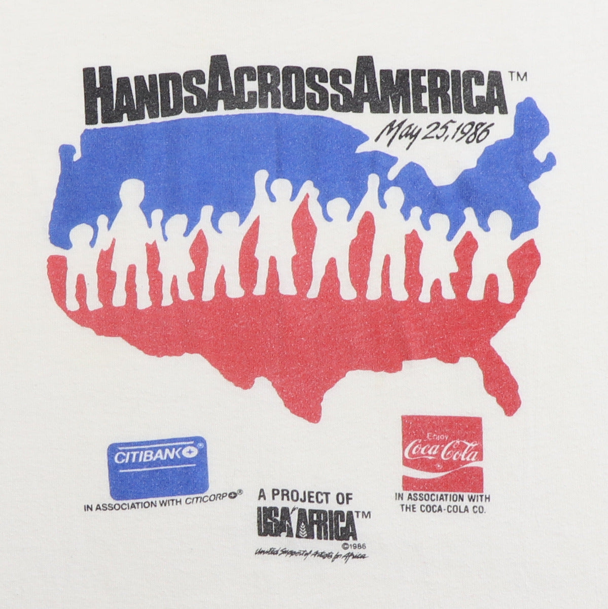 1986 Hands Across America Shirt