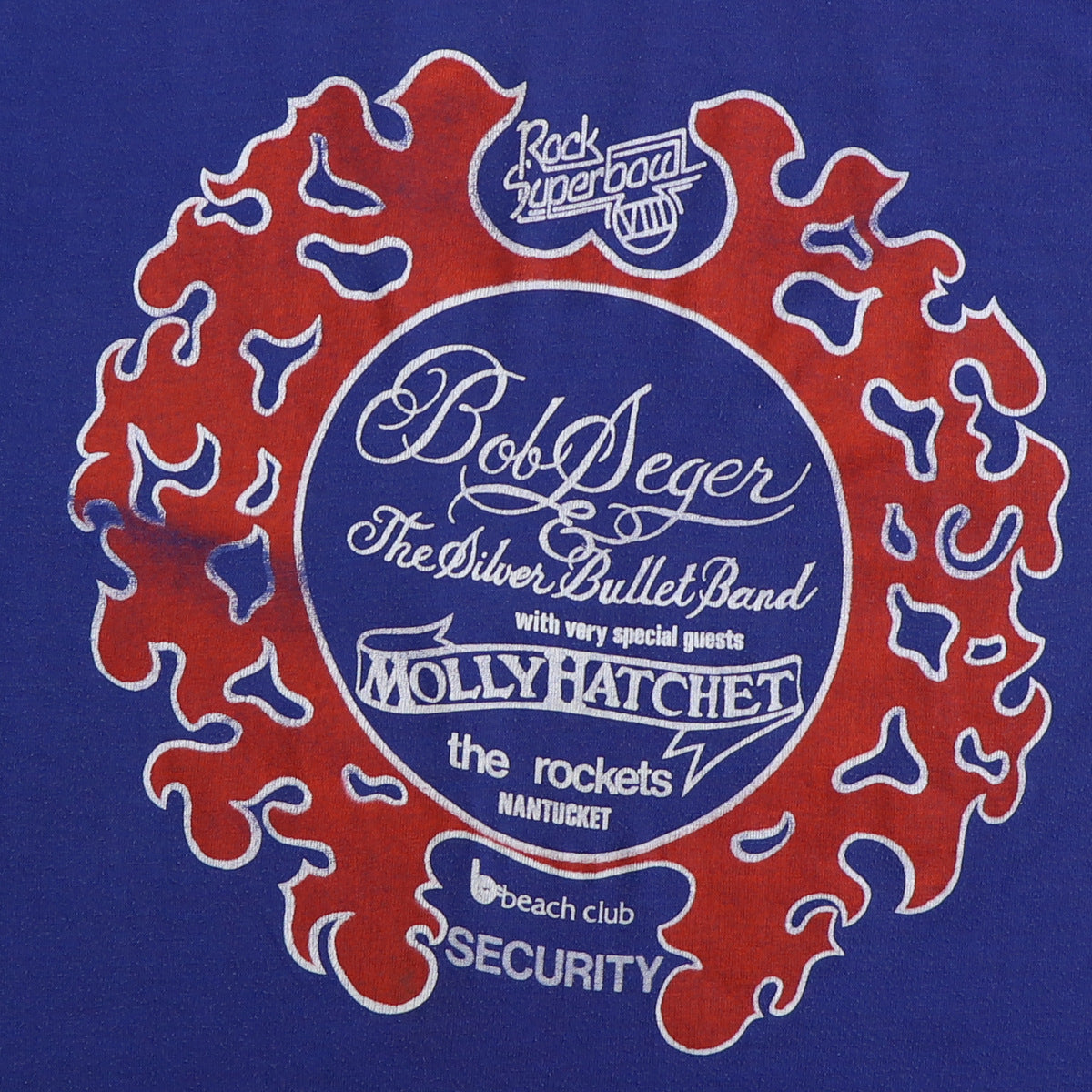 1980 Bob Seger Rock Superbowl Orlando Florida Concert Shirt