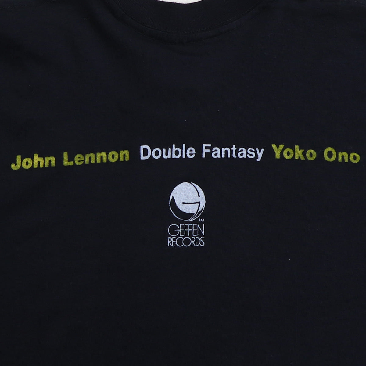 1980 John Lennon Yoko Ono Double Fantasy Promo Shirt
