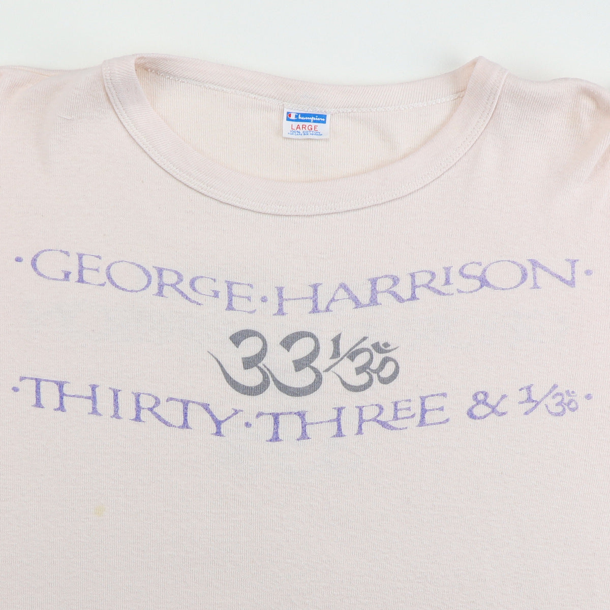 1976 George Harrison I Was There 33 1/3 Concert Jersey Shirt