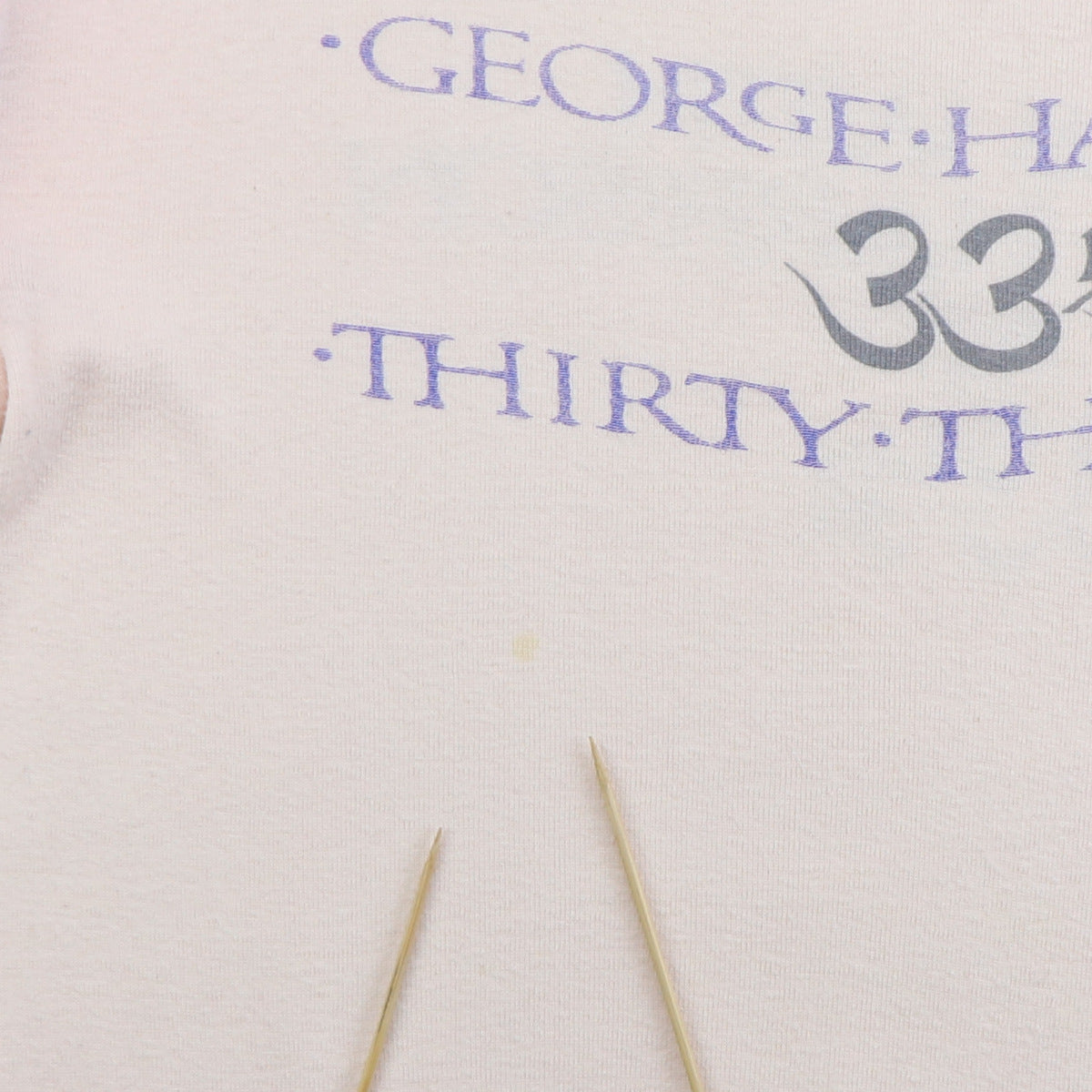 1976 George Harrison I Was There 33 1/3 Concert Jersey Shirt