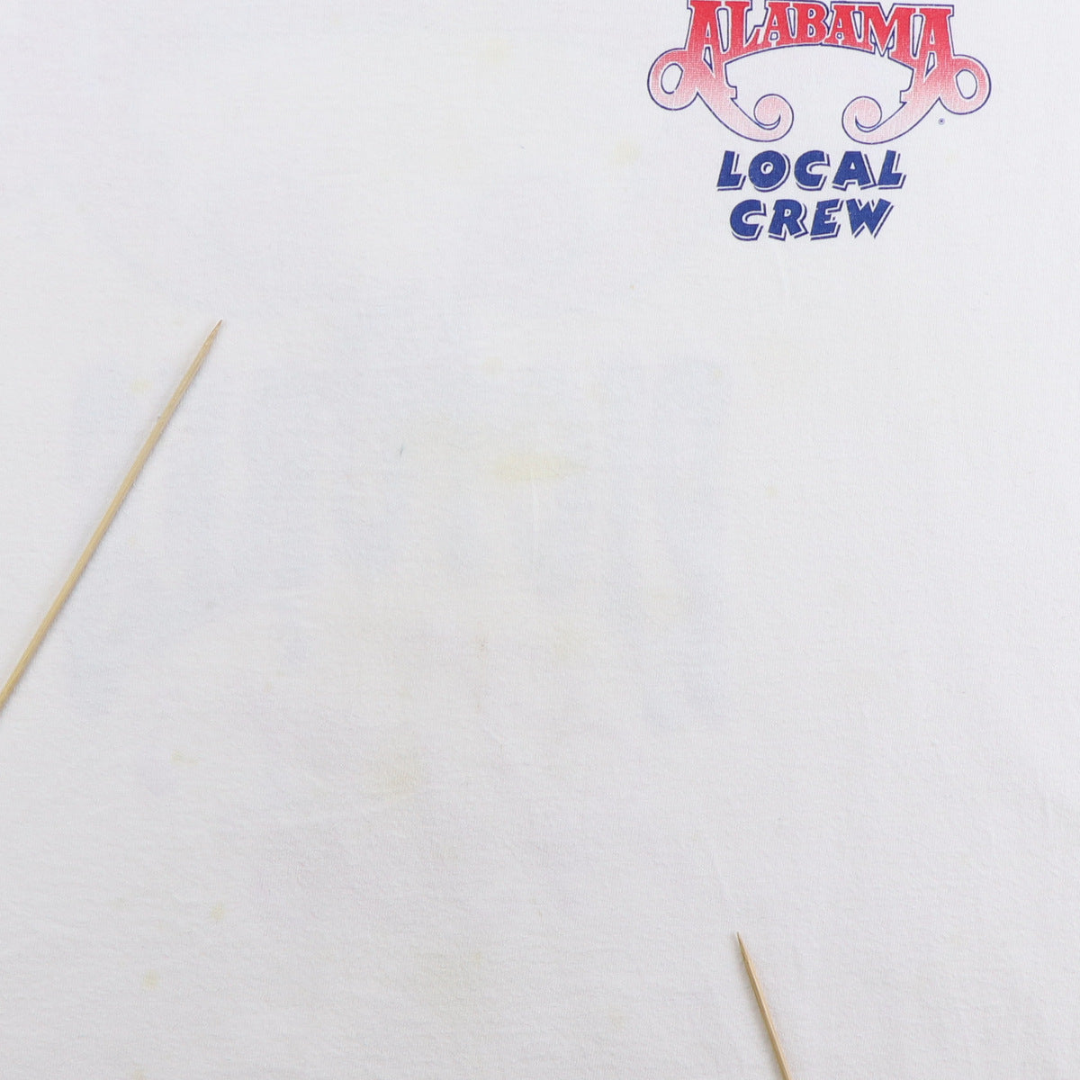 1996 Alabama In Pictures Tour Local Crew Shirt