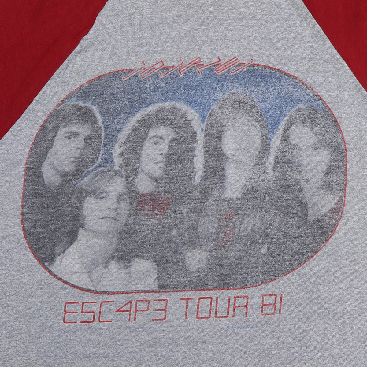 1981 Journey Escape Tour Jersey Shirt