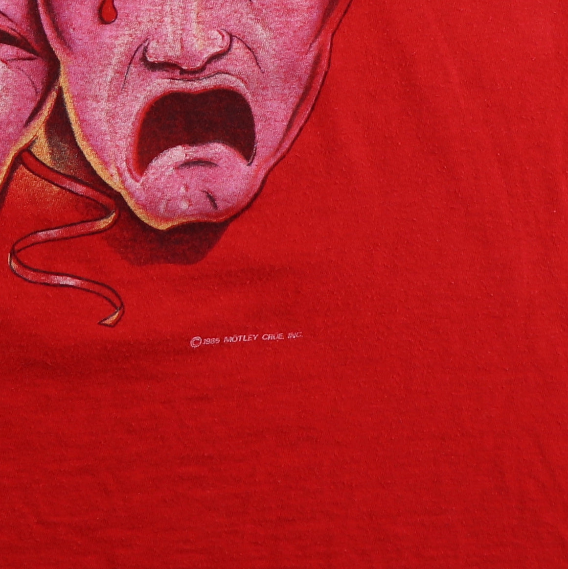 1985 Motley Crue Theatre Of Pain World Tour Shirt